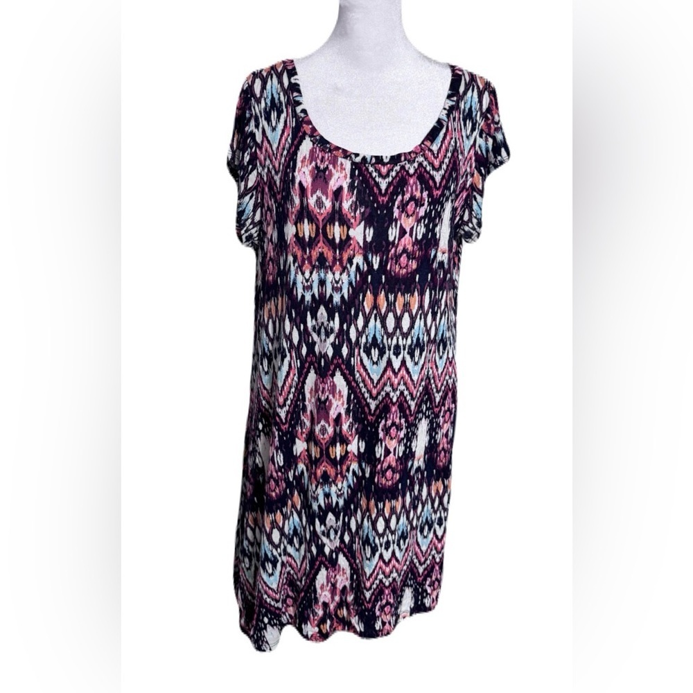Living Doll Tunic Dress Rayon Spandex Plus Women Size 0X